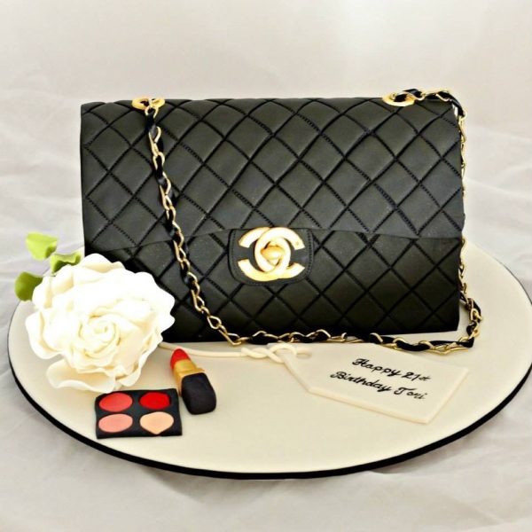 Black Gucci Bag Cake