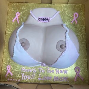 Naked boobs cake