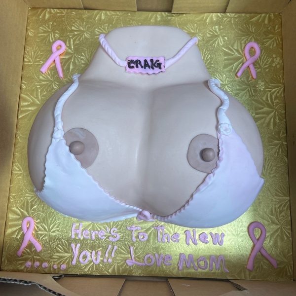 Naked boobs cake