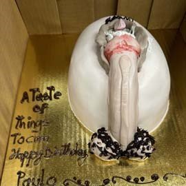 Dick and vagina cake