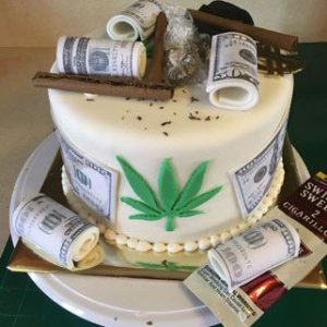 Arizona Mesa Phoenix Smoking Hot Money Weed Custom Adult Cake
