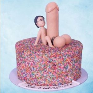 Atlantic City New Jersey My Big Dick Sitting Sprinkle Cake