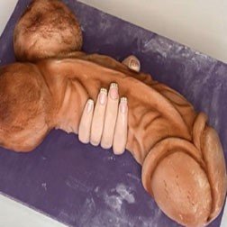 Las Vegas Nevada Rock Hard Bachelorette Hand Wrapped Tight Dick Cake