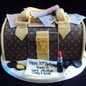 Maryland Silver Spring Designer Money Bag Makup design Cake